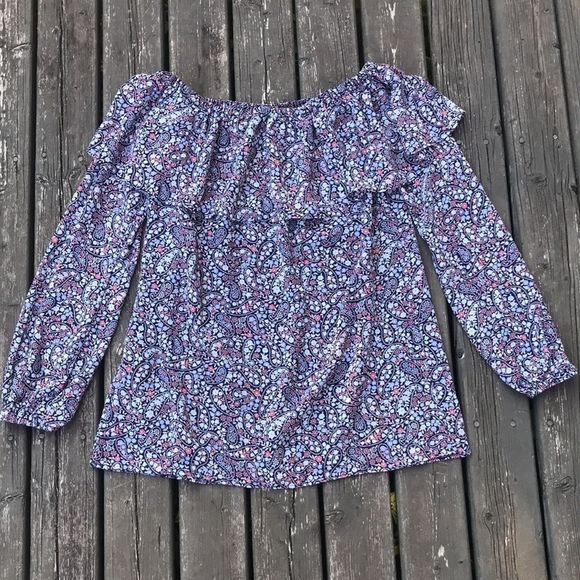 MICHAEL KORS Floral Paisley Ruffle Blouse - Picture 9 of 12